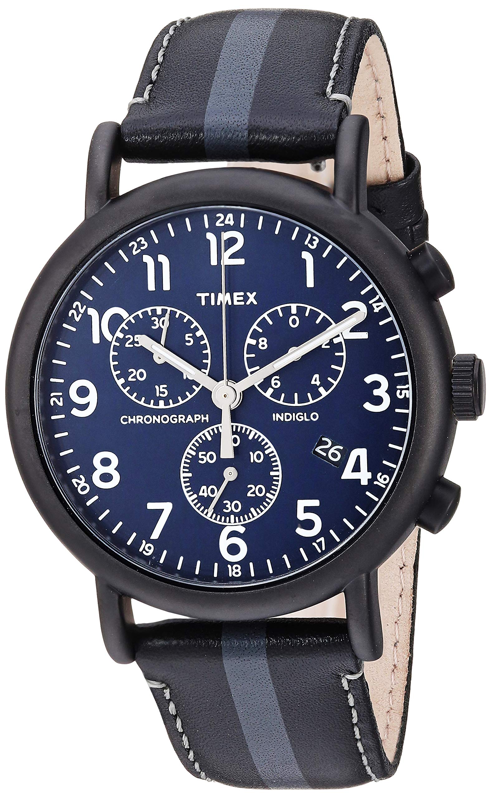 Timex Weekender Chronograph 40mm Men's Watch - Casual & Dress Watch with Indiglo Light, Perfect for Everyday Wear, Office & Outdoor Activities