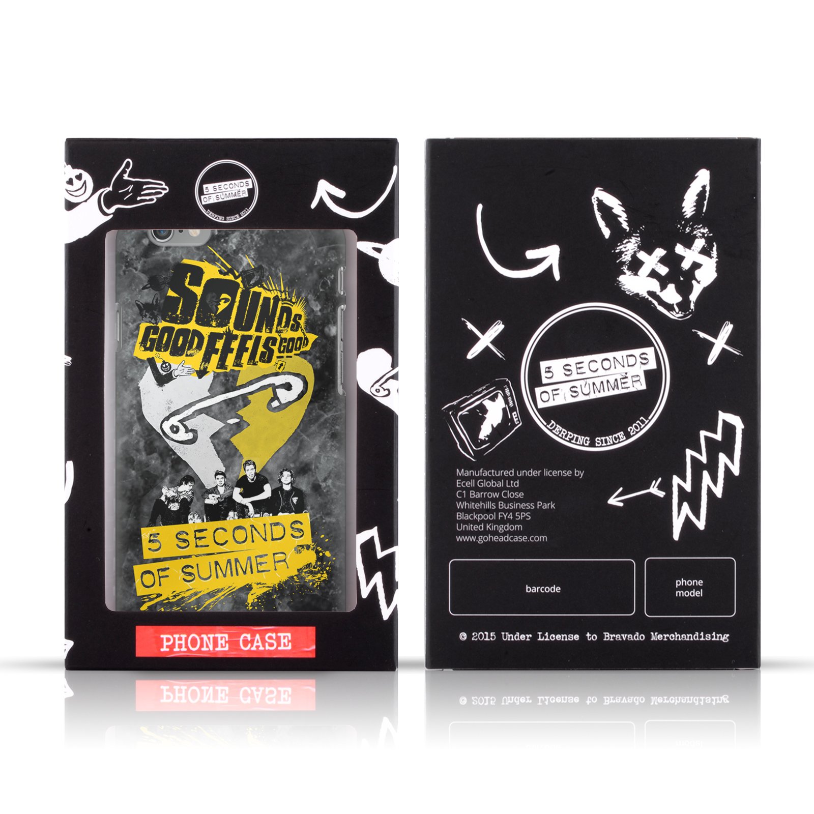 Officially Licensed 5 Seconds of Summer Punkzine Posters iPhone 12/12 Pro Soft Gel Case - Trendy Band Merch Protective Cover for Music Fans, Concert Gifts & Teen Room Decor