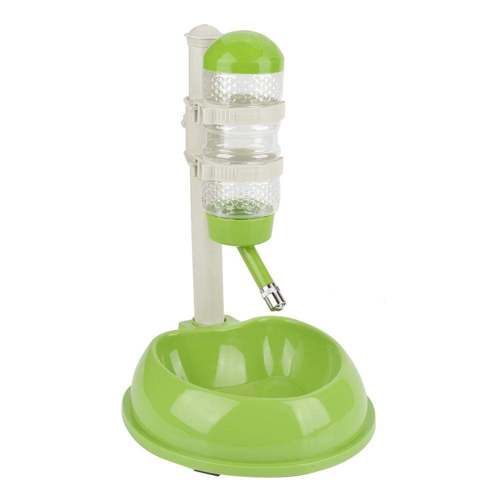 **Automatic Adjustable Dog Water Bottle Bowl - Portable Pet Water Dispenser for Dogs & Cats - Perfect for Travel, Hiking & Outdoor Adventures (Green)**