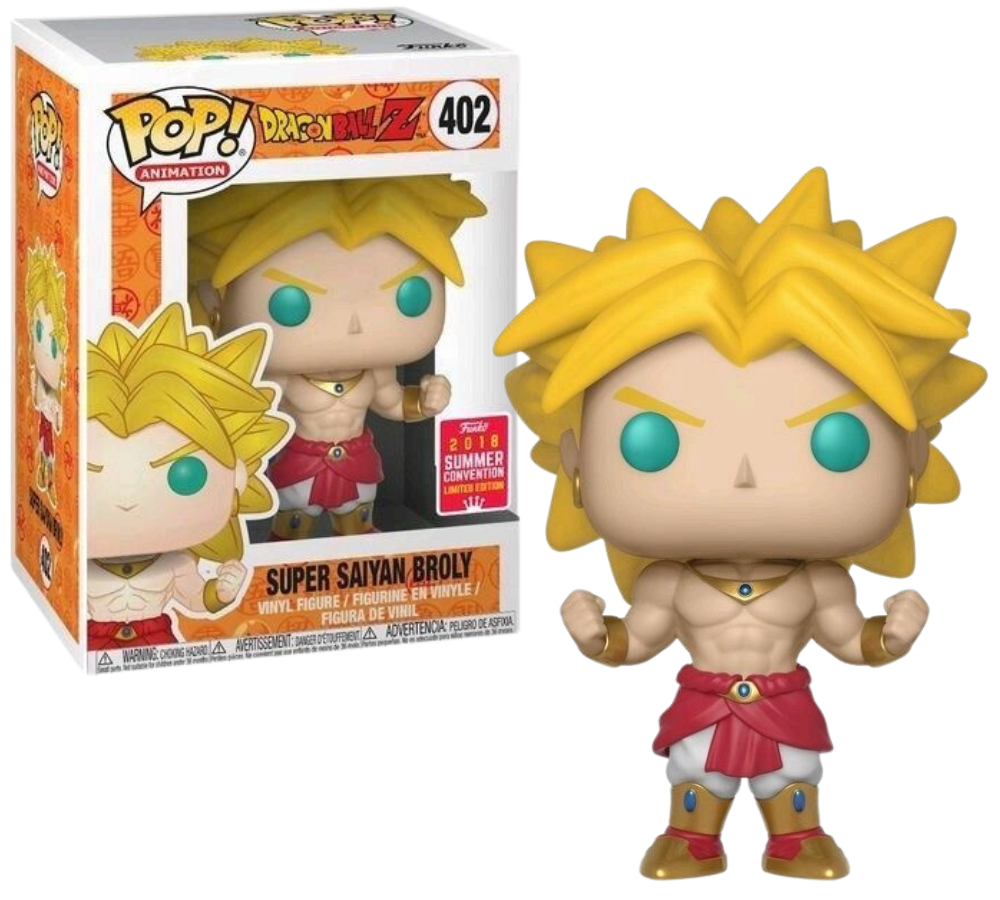 Dragon Ball Z Super Saiyan Broly Action Figure #402 - Summer Convention Exclusive Collectible for Anime Fans & Gift for DBZ Lovers