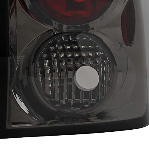 Smoke Lens Tail Lights for Chevy Trailblazer 2002-2009 - Tinted Rear Brake Lamps Pair - Upgrade Your SUV's Style & Nighttime Visibility