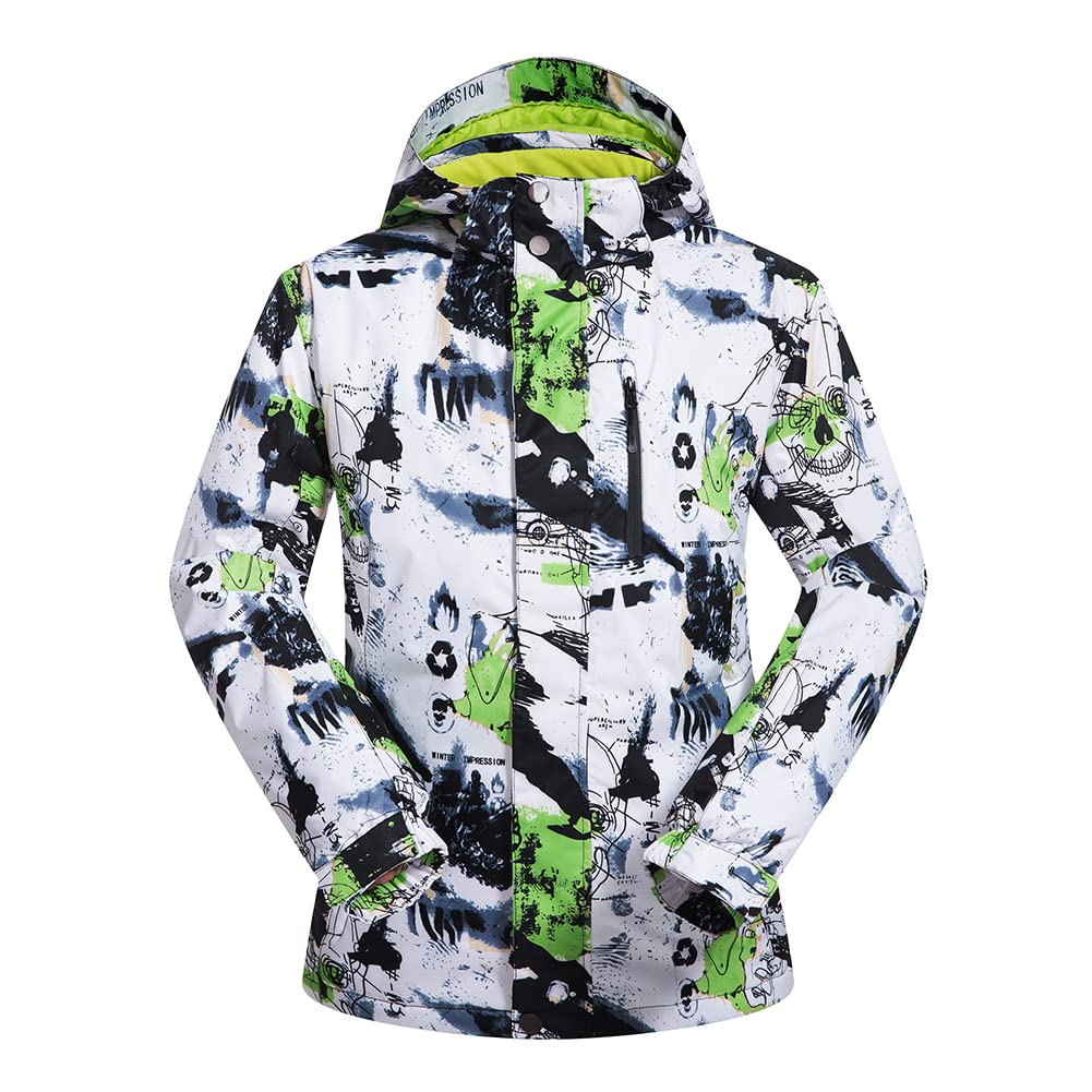 Men's Waterproof Windproof Ski Jacket & Pants Set - Winter Snowboarding Suit with Hood for Cold Weather - Perfect for Skiing, Snowboarding & Outdoor Winter Sports