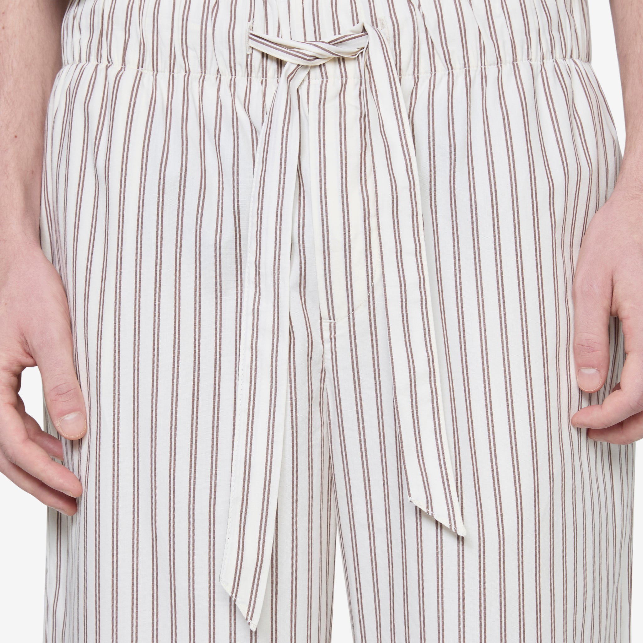 Comfortable Cotton Poplin Pajama Pants for Women - Hopper Stripes Design | Soft Sleepwear & Lounge Pants for Relaxing at Home