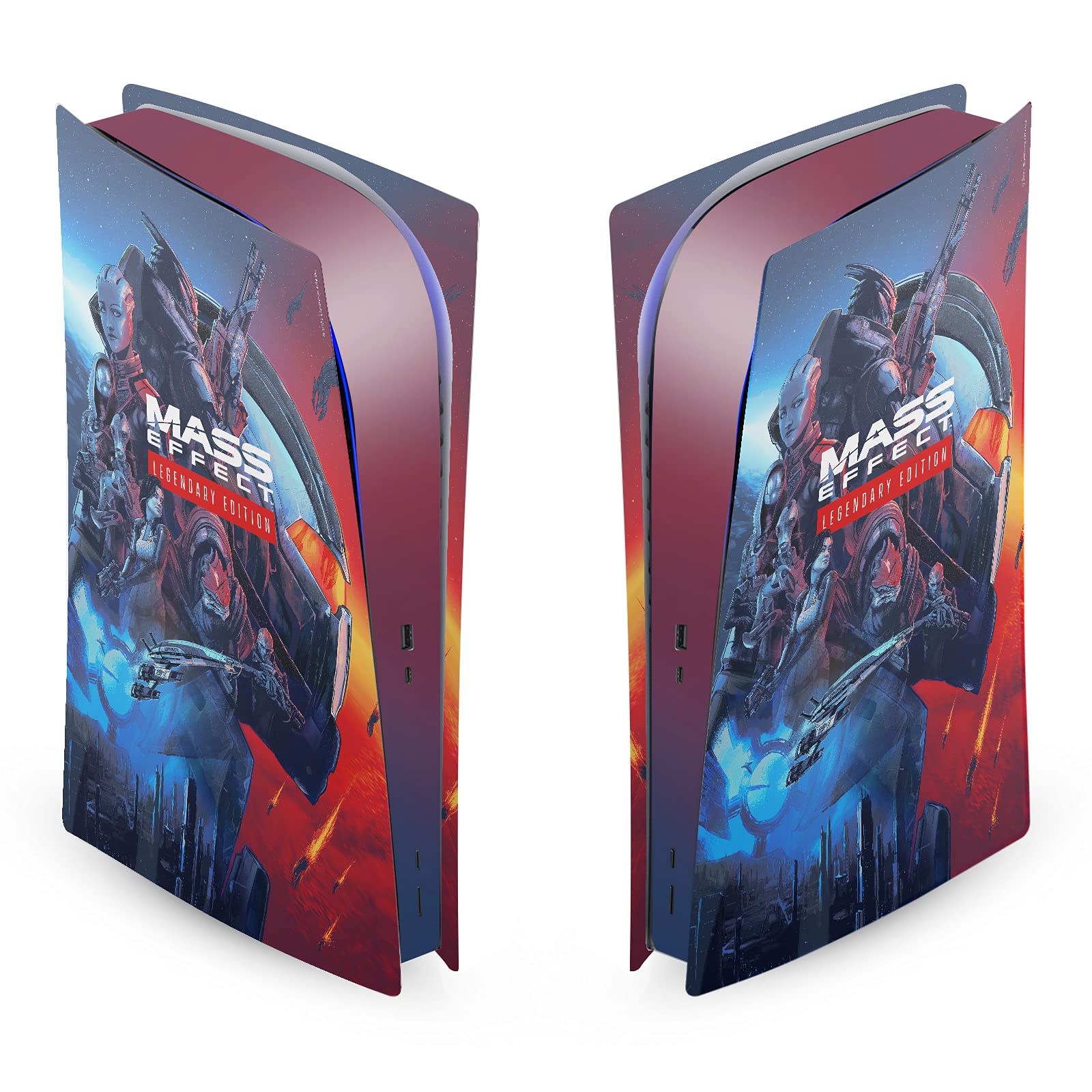 PS5 Digital Edition Matte Vinyl Skin - Legendary Gaming Graphics for Sony Console Protection