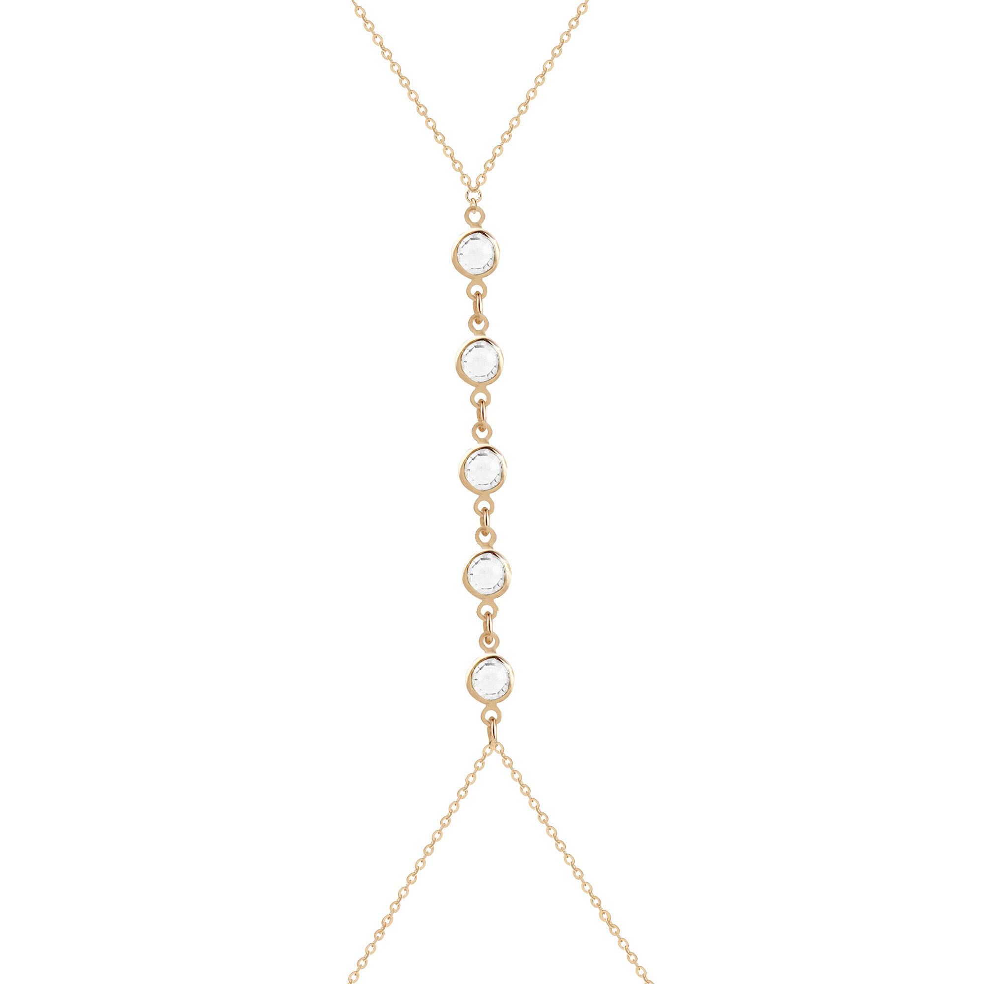 Elegant Gold Body Chain for Women - Sexy & Simple Bikini Jewelry for Beach, Pool Parties & Summer Vacations | Perfect for Swimwear Accessories & Body Jewelry