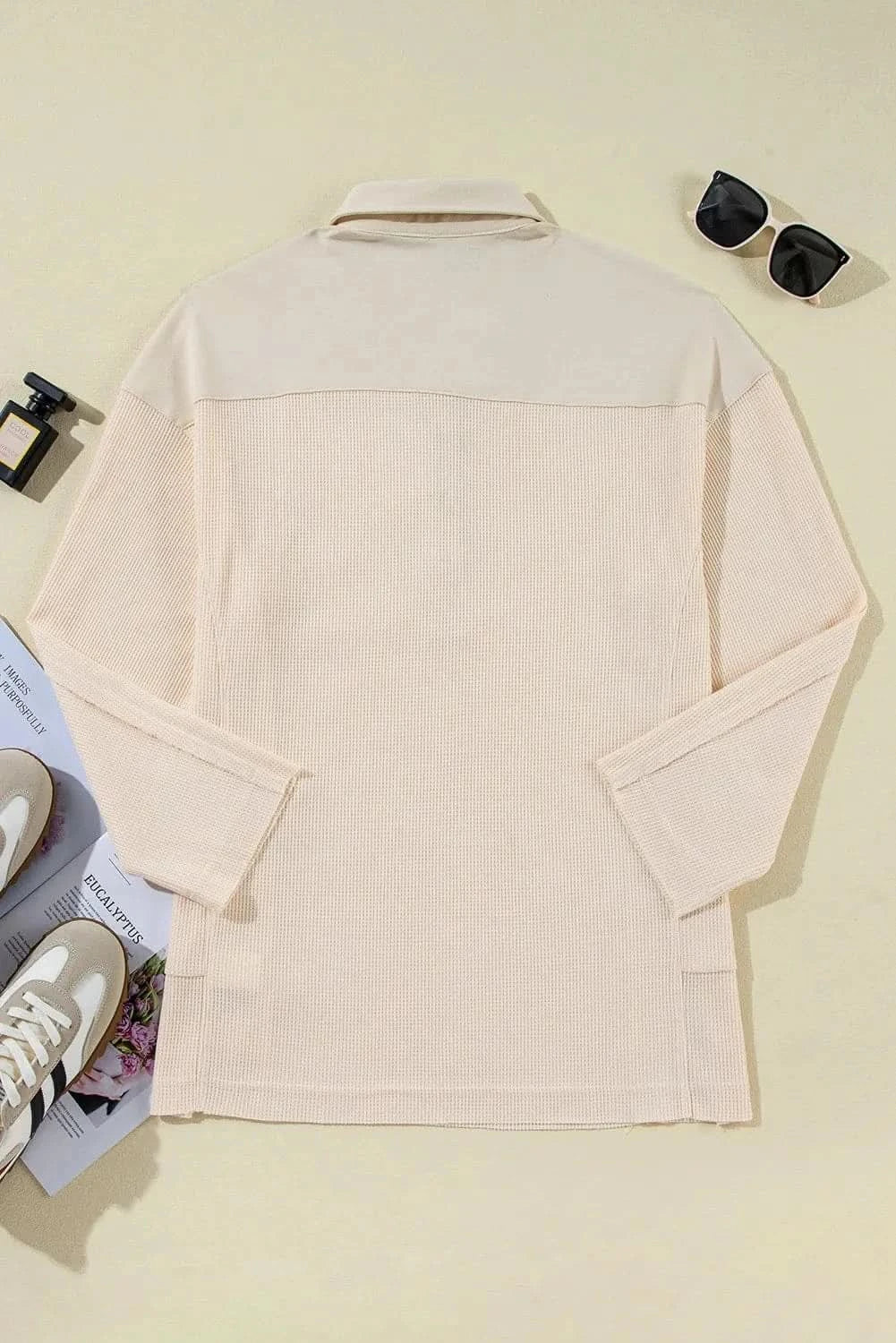 Elegant Sheer Long Sleeve Blouse for Women - Trendy Office & Party Wear - Perfect for Work, Date Night & Special Occasions