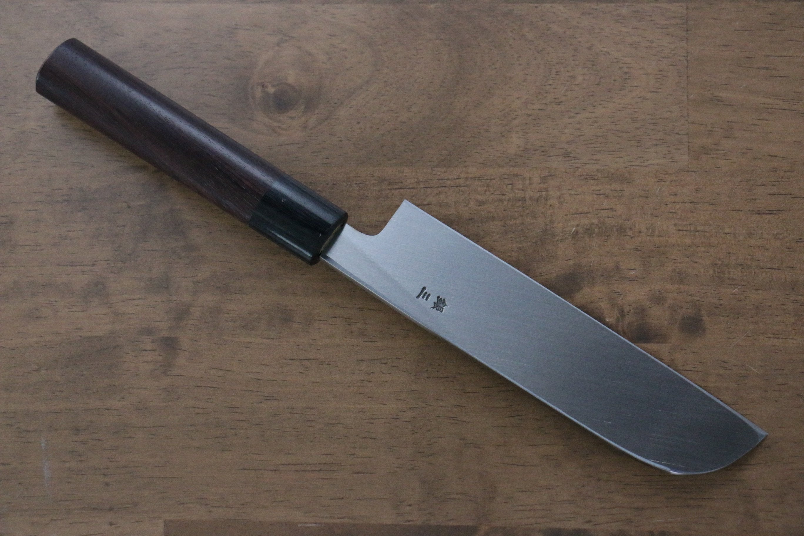 Premium Jikko Silver Steel No.3 Kamagata Usuba Japanese Chef Knife - 165mm with Elegant Shitan Handle - Perfect for Sushi, Vegetables & Precision Cutting