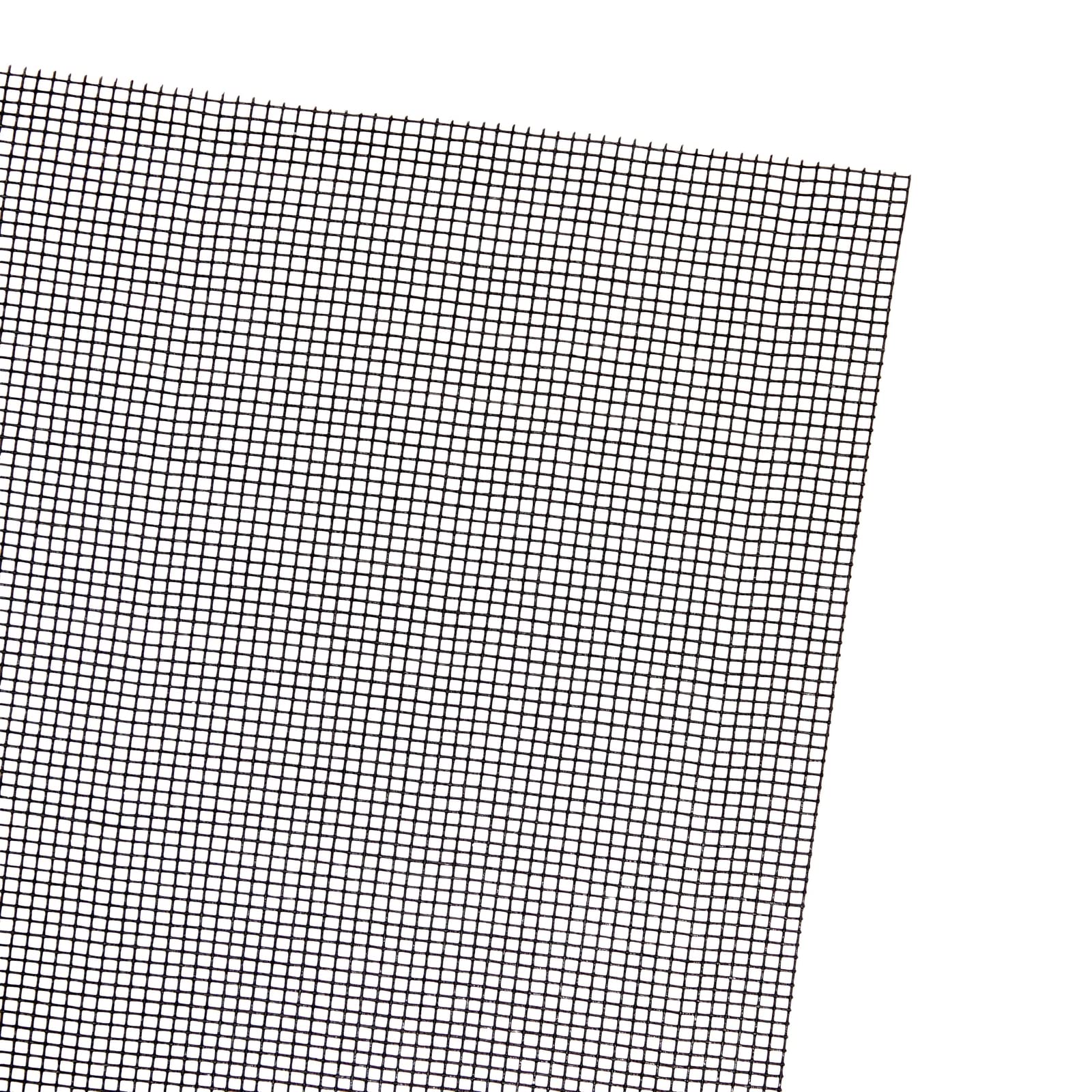 Replacement Adjustable Fiberglass Window Screen Mesh Roll - Black, 48 x 236.2 Inches - Ideal for Patio, Windows, Sliding Doors, and DIY Home Repairs