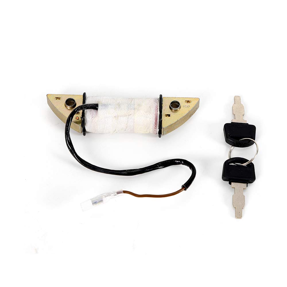 Electric Starter Motor Kit for Honda GX240 8HP & GX270 9HP Engines - Complete Flywheel Starter with Charge Ignition Coil Switch - Easy Engine Startup for Generators, Pumps & Small Machinery