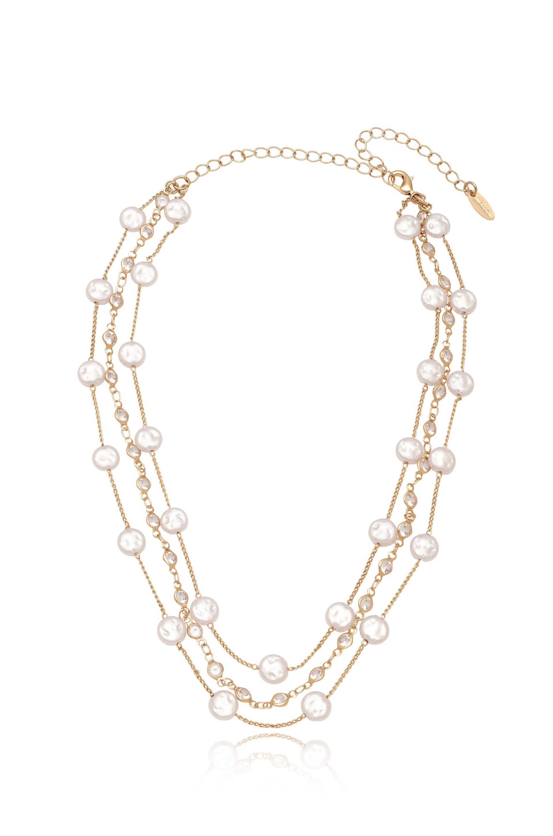Elegant Dressed in Pearls Layered Necklace for Women | Vintage Pearl Choker & Pendant Necklace | Perfect for Weddings, Parties & Special Occasions