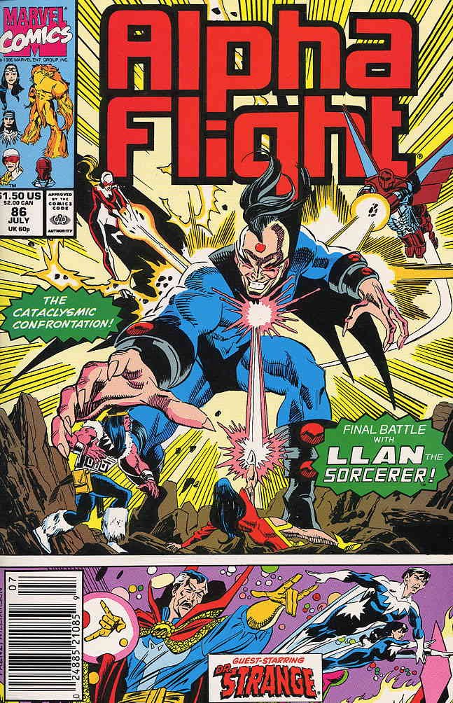 Alpha Flight #86 (1st Series) VF - Marvel Comic Book | Doctor Strange by James Hudnall | Collectible Superhero Comic for Marvel Fans & Comic Book Collectors