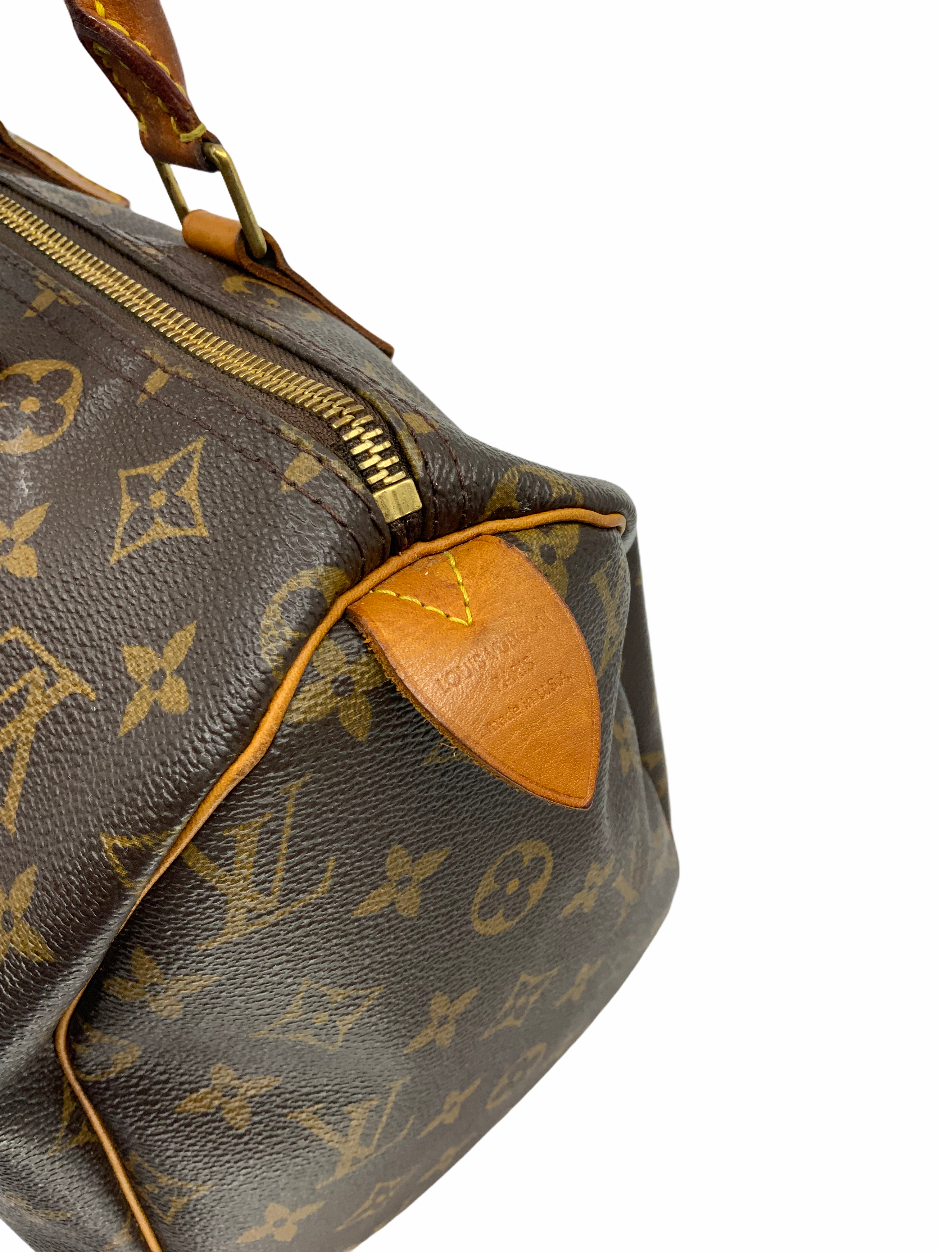 Authentic Louis Vuitton Monogram Speedy 30 Handbag - Luxury Canvas Shoulder Bag for Women - Perfect for Work, Travel & Everyday Use