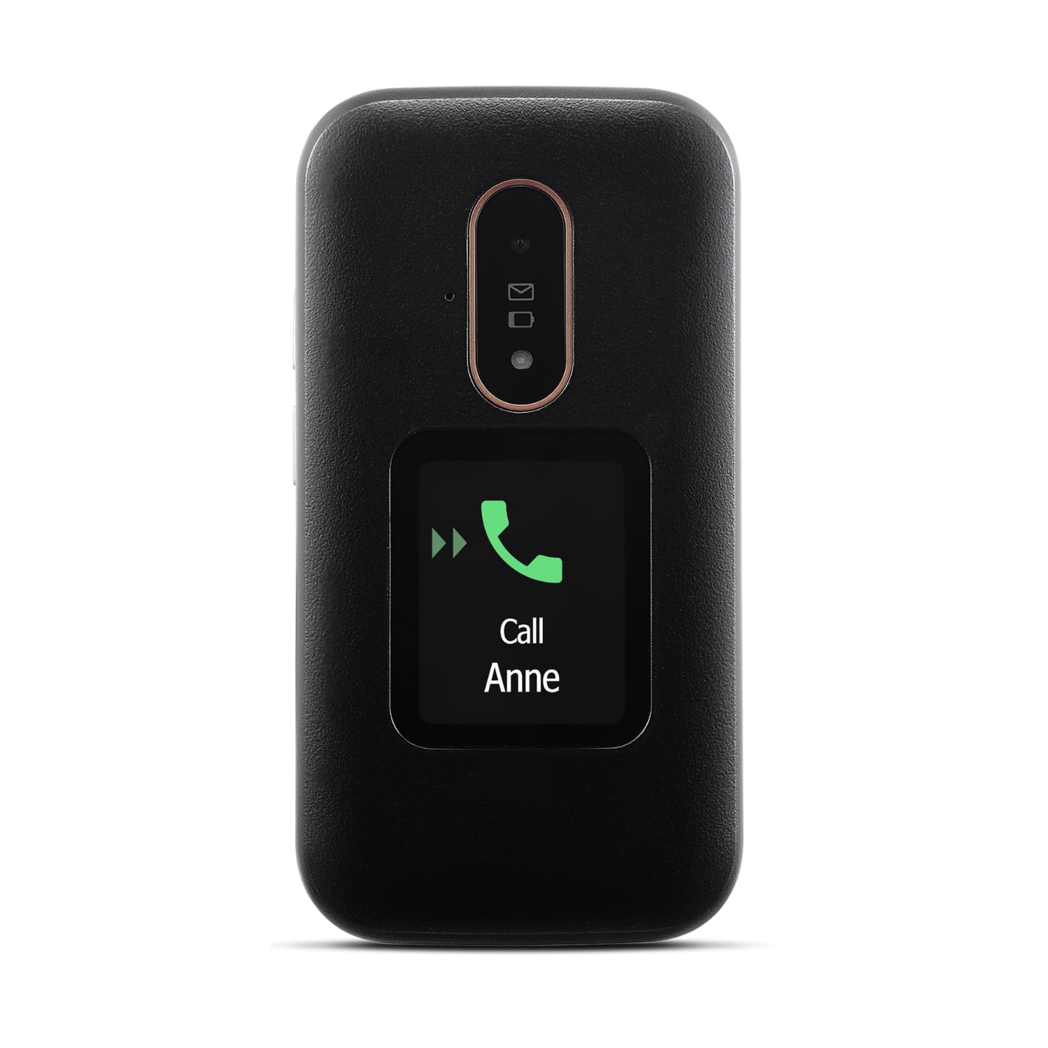 Doro 6880 4G Unlocked Flip Phone for Seniors - Easy-to-Use Senior Cell Phone with Talking Number Keys, Large External Display, Emergency SOS Button & Charging Dock | Perfect for Elderly Parents & Grandparents | UK/Irish Version