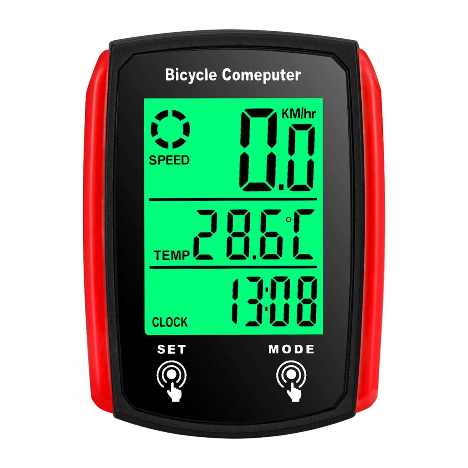 Lixada 19-Function Wired Bike Computer - Waterproof Cycling Speedometer with Backlight & Touch Screen | Perfect for Road Bikes, Mountain Bikes & Indoor Cycling Training