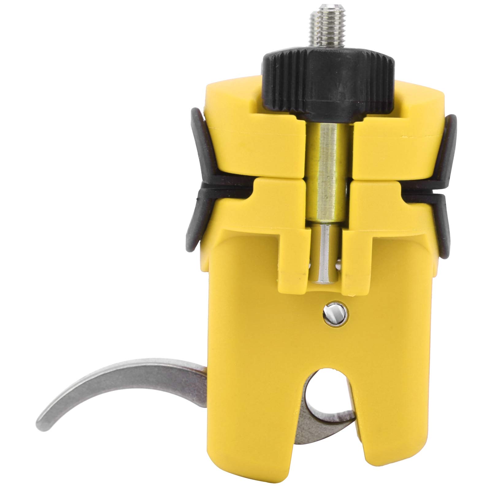 Anti-Slip Durable Fishing Rod Holder - Heavy Duty Boat Mount Bracket for Fishing Poles - Secure Storage for Outdoor & Marine Fishing Enthusiasts (Yellow) - Perfect for Boat, Kayak, and Shore Fishing