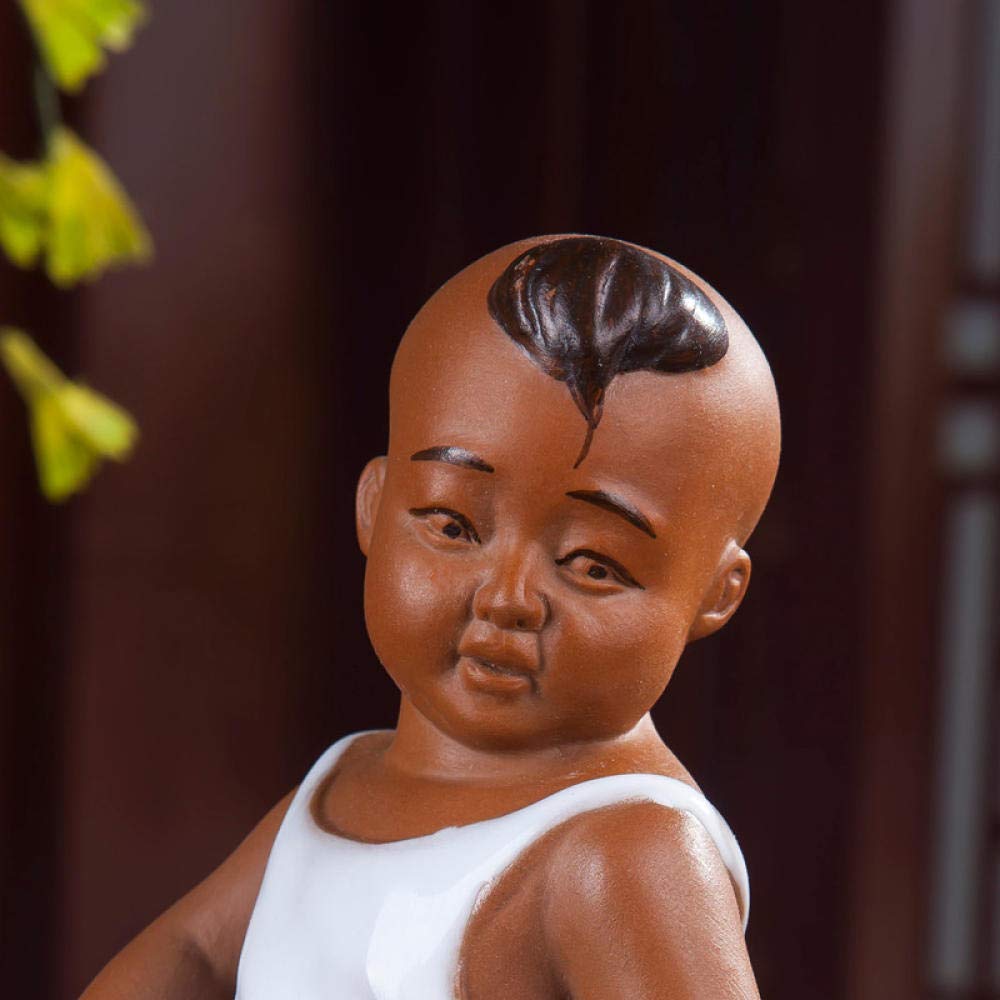 Chinese Ceramic Head Sculpture - Handcrafted Art Statue for Home Decor, Office Display, and Feng Shui Collection | Unique Gift Idea for Art Lovers