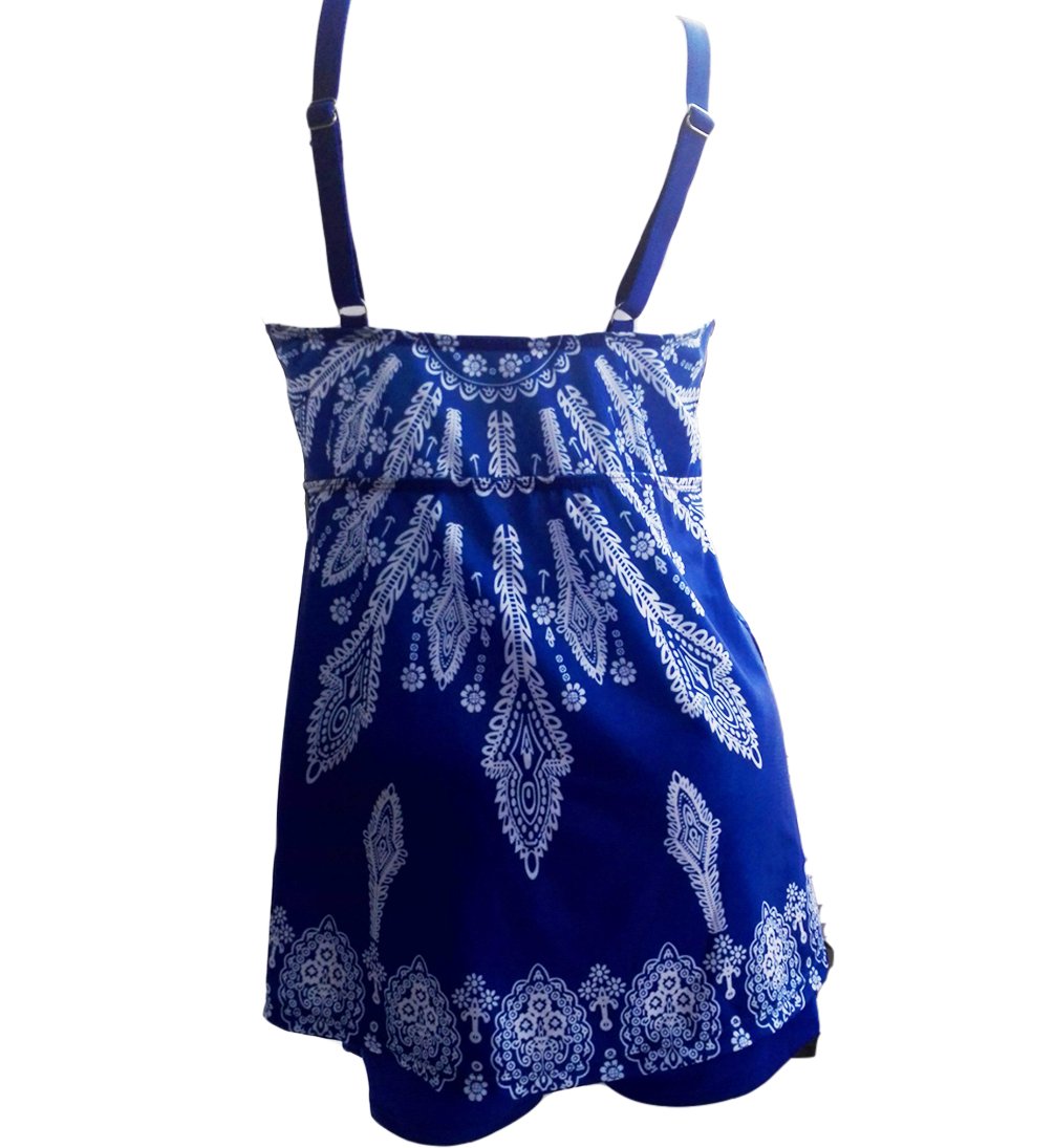 Eternatastic Women's Two Piece Tankini Bathing Suit - Tummy Control Swimwear with Tank Top & Boyshorts | Perfect for Beach Vacations, Pool Parties & Summer Getaways