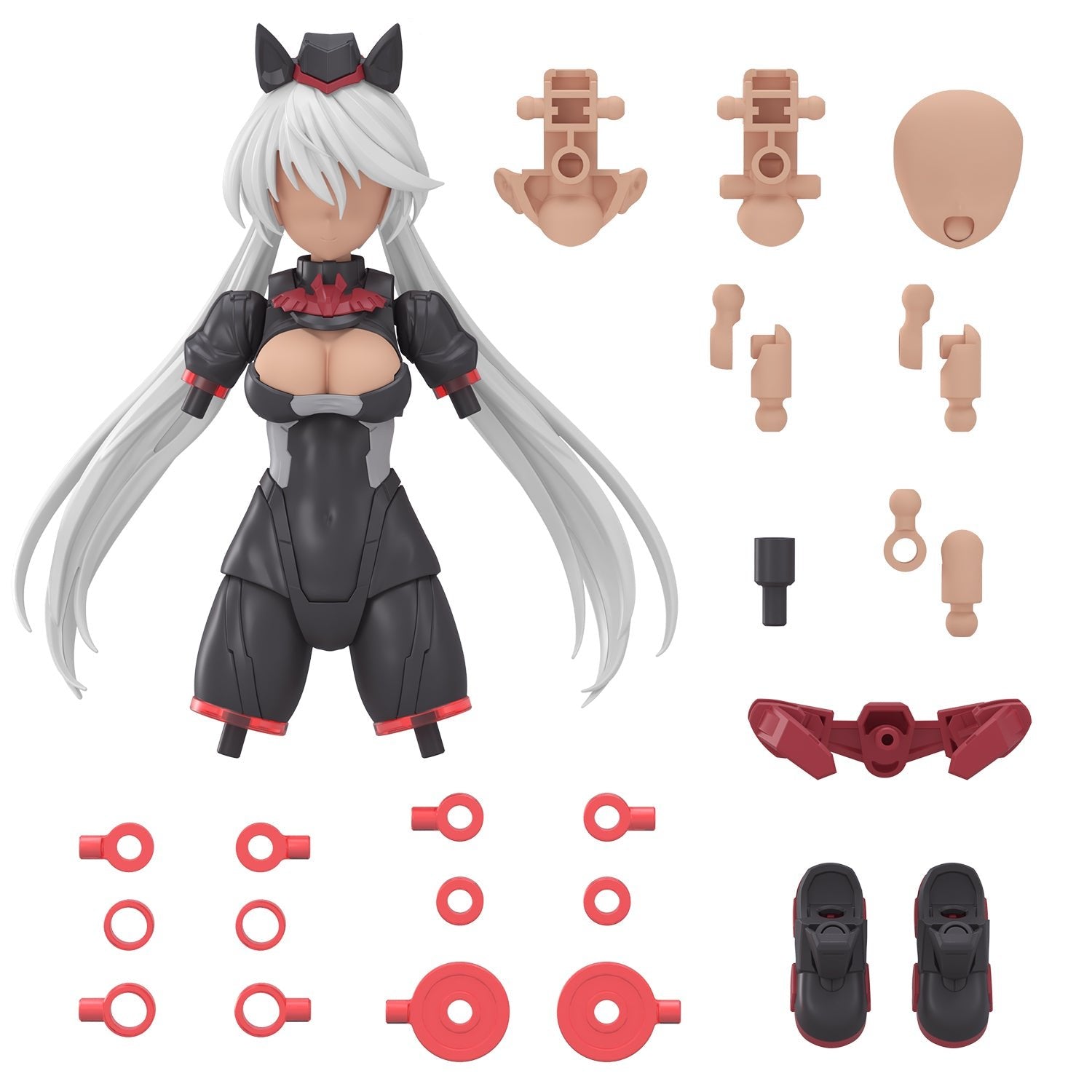 Bandai 30 Minutes Sisters 30MS OP 18 Option Parts Set 18 Sergeant Costume (Color C) Model Kit - Anime Action Figure Customization for Cosplay & Collectors (Japan Version) - Perfect for Display, Photography & DIY Projects