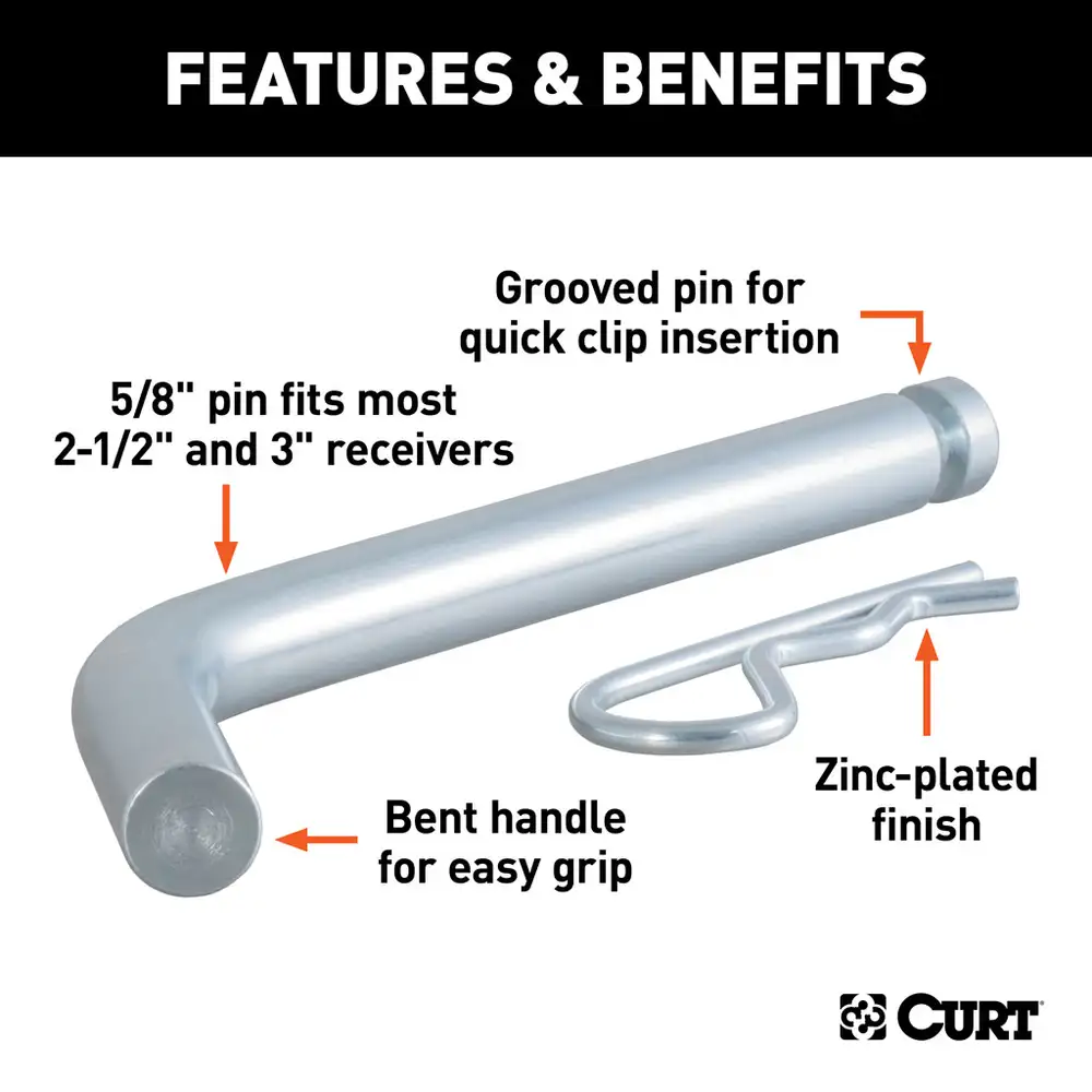 Heavy Duty Hitch Pin - 5/8