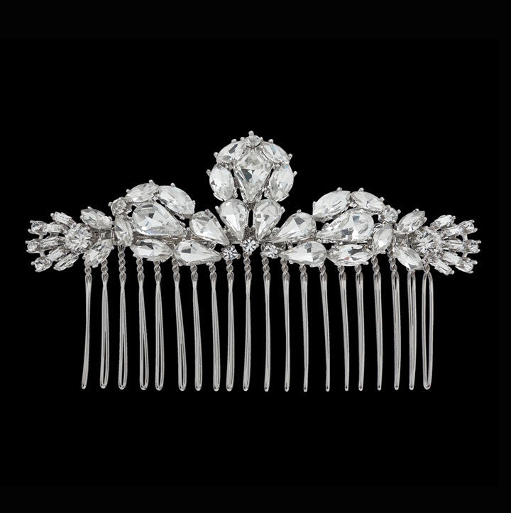 Elegant Bridal Hair Comb - Viva Comb by Stephanie Browne for Wedding, Prom & Special Occasions