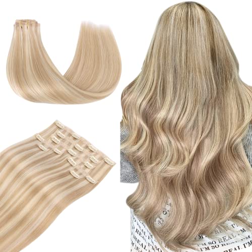 #18A/613A Dirty Blonde Highlighted Bleach Blonde
