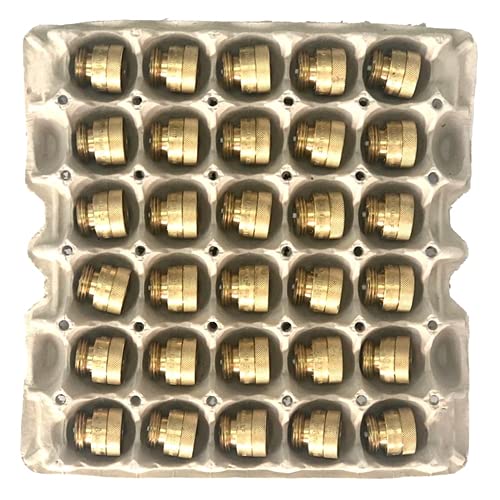 Eco-Friendly 30-Cell Paper Egg Tray with Rounded Bottom - 40 Pack Bulk for Chicken Farms, Farmers Markets & Home Egg Storage