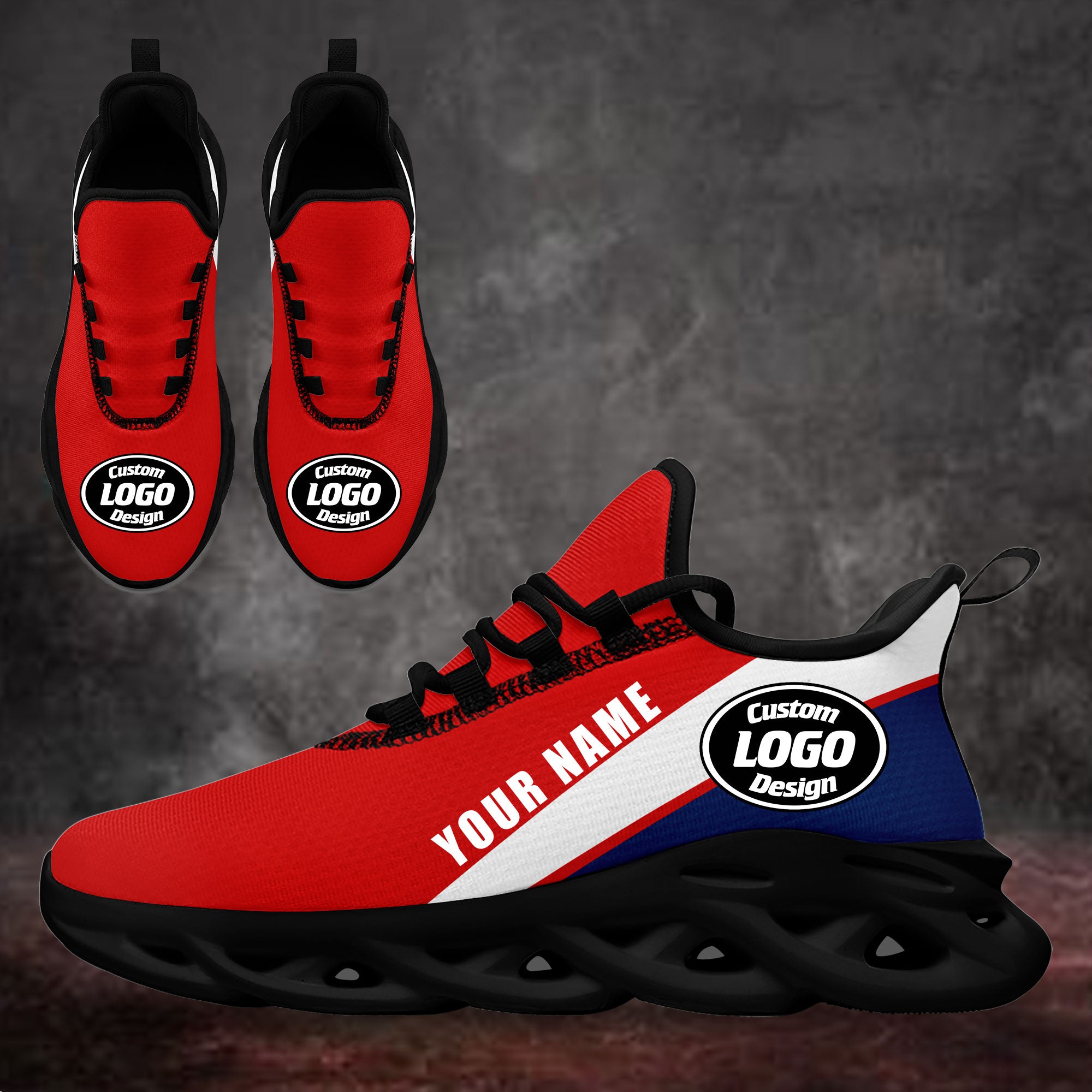 Custom MaxSoul Shoes - Personalized Comfort Sneakers for Men & Women | Gym, Running, Casual Wear