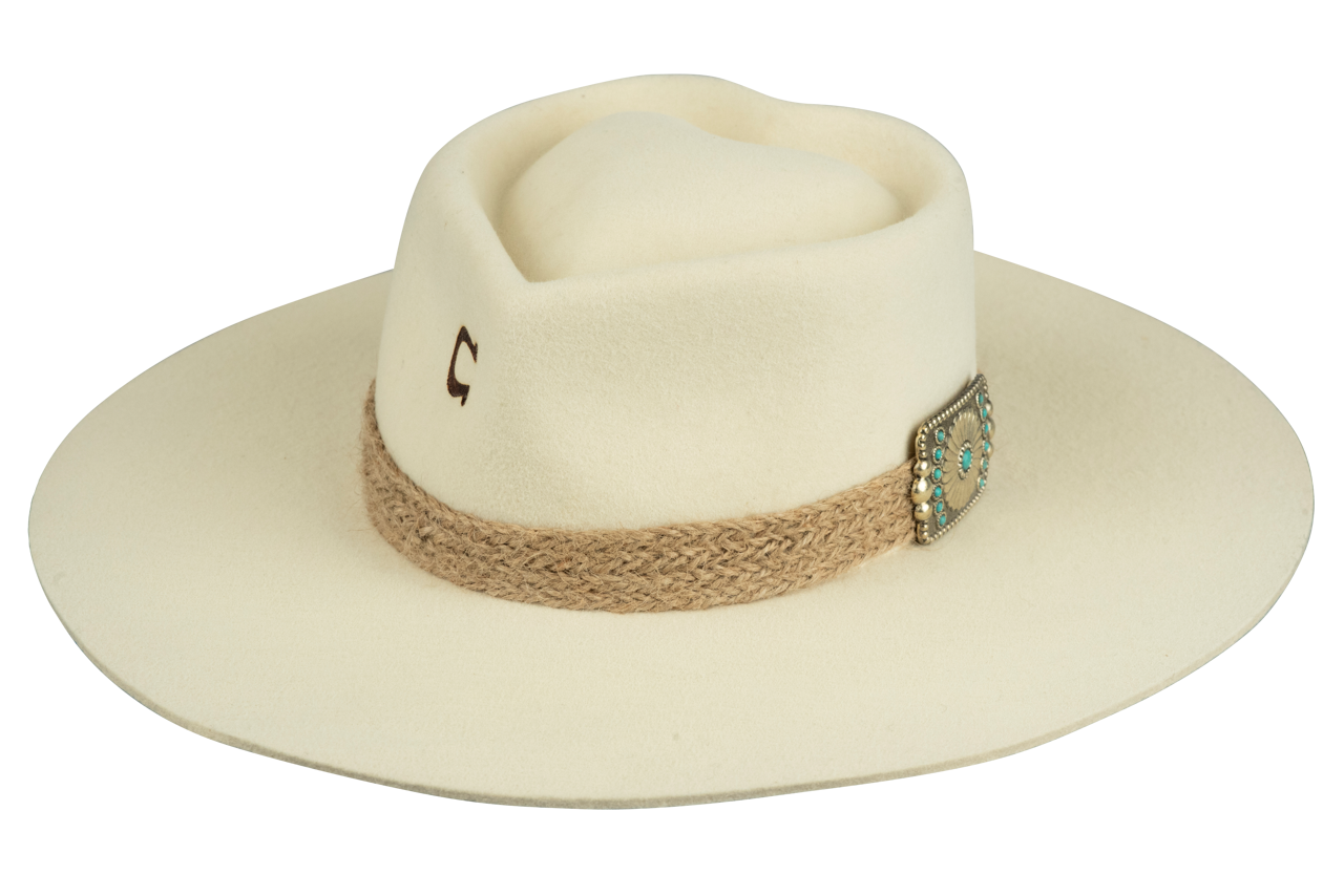 Charlie 1 Horse Fling Hat Ivory - Western Cowboy Hat for Women & Men - Perfect for Rodeo, Country Music Festivals & Outdoor Adventures