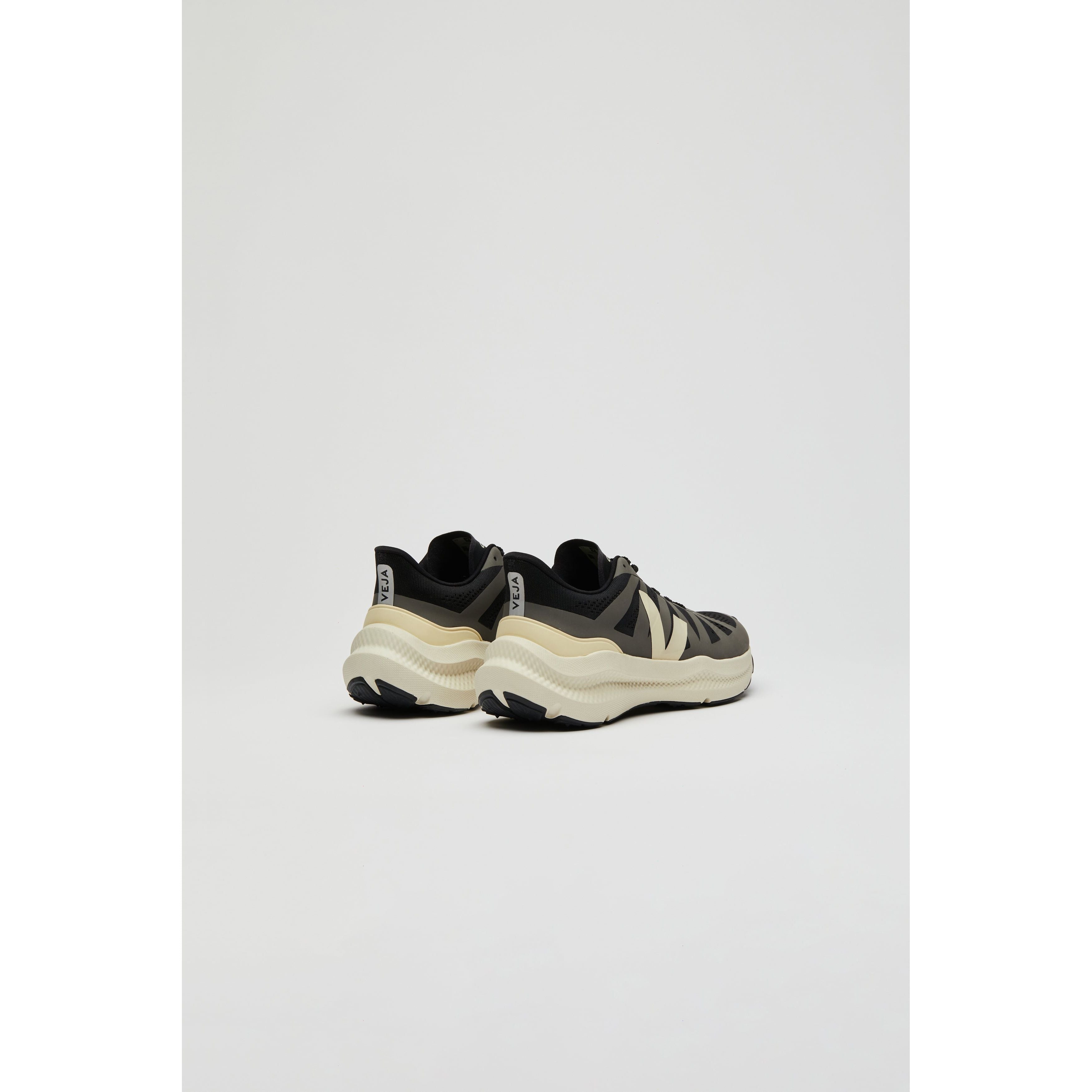 Veja Men's Condor 3 Sneakers - Engineered Mesh Running Shoes in Black Calcaire | Lightweight & Breathable for Gym, Running & Casual Wear