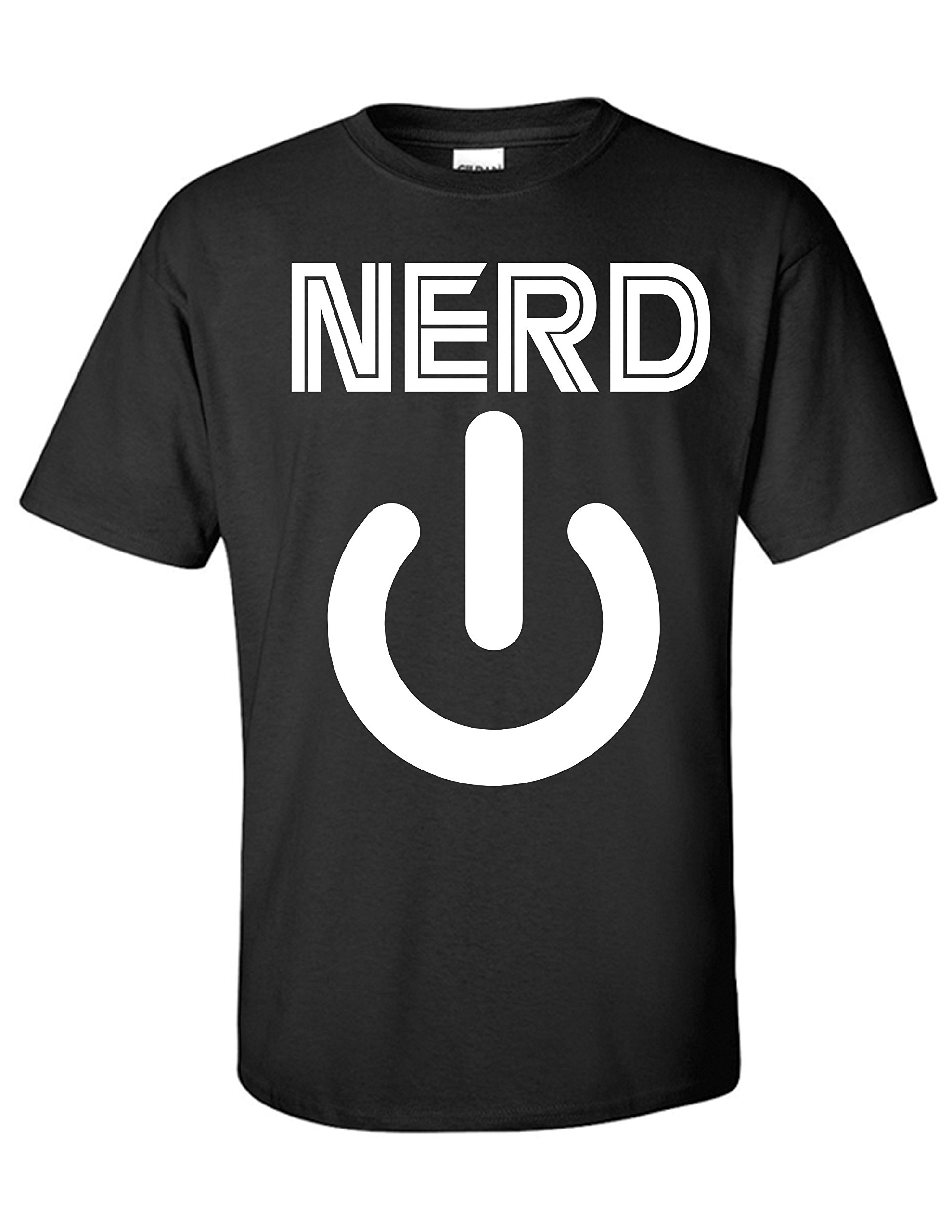 Nerd Power - Black Graphic T-Shirt for Men & Women | Cool Geek Tee for Casual Wear, Gaming, Comic Con & Everyday Outfits
