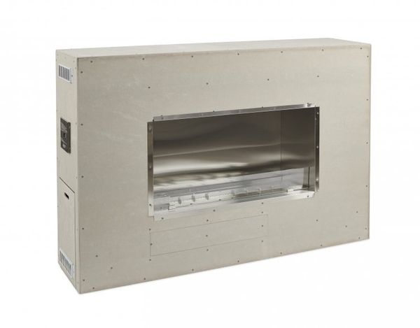 60-Inch Linear Ready-to-Finish Fireplace by The Outdoor Greatroom Company - RLFP 60DNG - Modern Indoor/Outdoor Electric Fireplace for Patio, Deck & Living Room