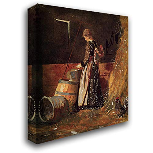 Winslow Homer 20x22 Gallery Wrapped Canvas Art Print - Fresh Eggs Painting - Premium Stretched Wall Decor for Living Room, Bedroom & Office