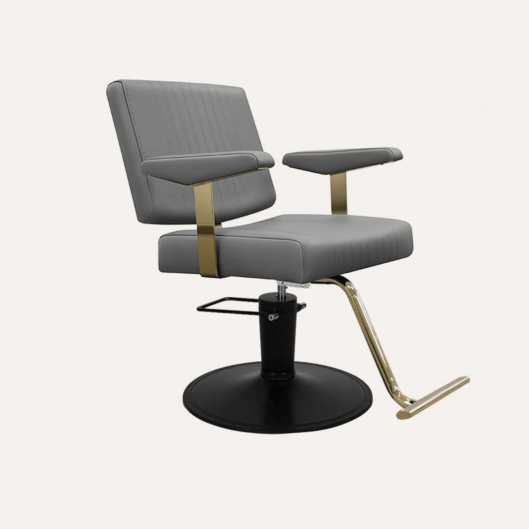 ATHENA Professional Salon Chair - Adjustable Hydraulic Styling Chair for Hairdressers & Barbers - Perfect for Salons, Barber Shops & Home Use