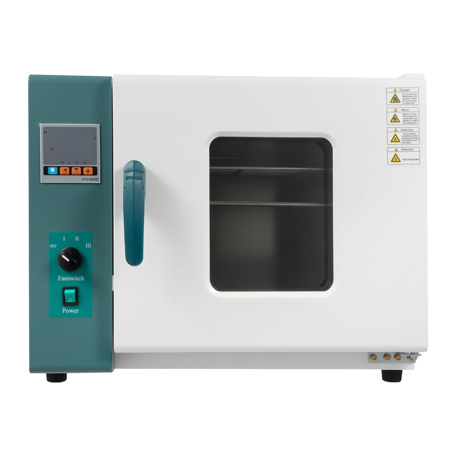 1000W Lab Forced Air Convection Drying Oven - Digital Thermostatic Electric Incubator with Precise Temperature Control & Timer for Baking, Curing, Sterilizing in Laboratories and Industrial Settings