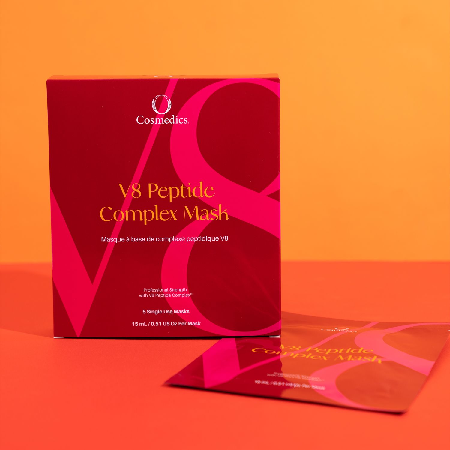 V8 Peptide Complex Face Mask - Anti-Aging & Hydrating Sheet Mask for Wrinkles & Fine Lines - Perfect for Nighttime Skincare Routine & Spa Day Self-Care