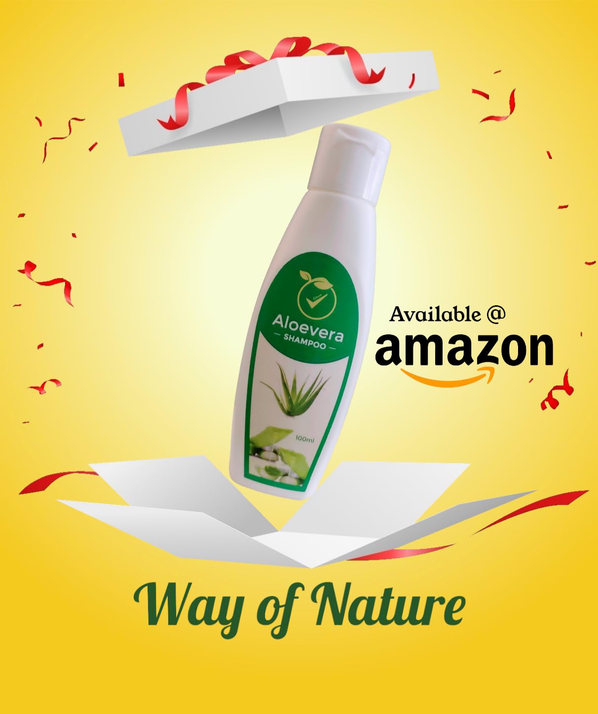 Natural Aloe Vera Shampoo for Hair Growth & Scalp Care - Hydrating & Soothing Shampoo for Dry, Damaged Hair - Perfect for Daily Use & Sensitive Scalp