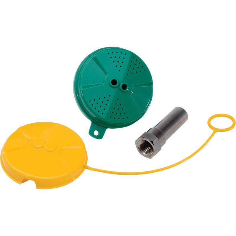 Haws SP65 AXION MSR Emergency Eyewash Station & Eye/Face Wash Unit - ANSI-Compliant Safety Equipment for Laboratories, Factories & Chemical Workplaces