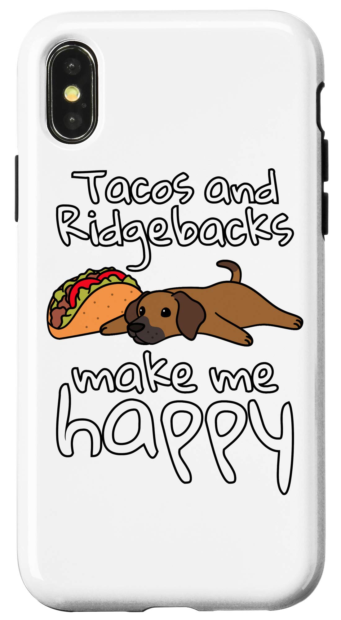 iPhone X/XS Shockproof Rhinestone Dog Pattern Phone Case - Cute & Durable Cover for Rhodesian Ridgeback Lovers (Perfect Gift for Pet Owners, Dog Walkers & Animal Enthusiasts)