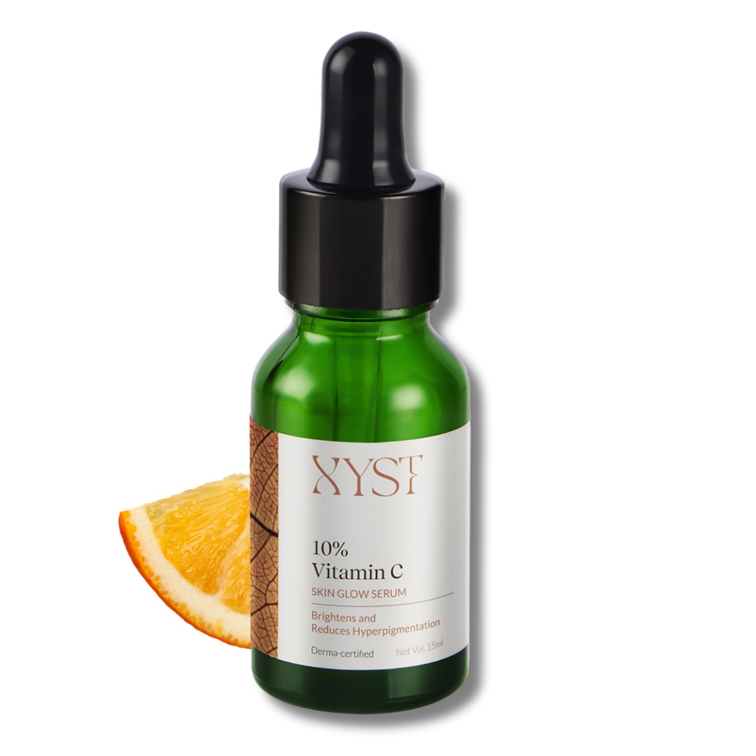 Xyst 10% Vitamin C Face Serum for Glowing Skin - 15ml with Ethyl Ascorbic Acid | Brightening & Pigmentation Treatment for Women & Men | Dermatologist Tested, All Skin Types | Perfect for Daily Skincare Routine & Anti-Aging Regimen