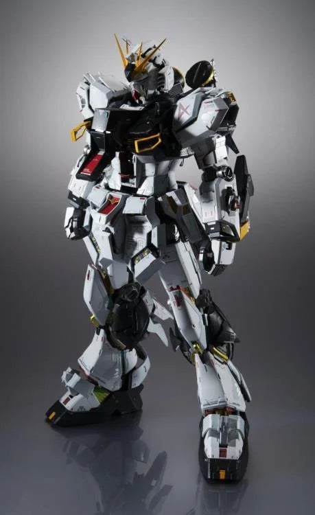 Bandai Metal Structure RX-93 v Nu Gundam Diecast Action Figure Model Kit - Premium Collectible Anime Robot Toy for Display & Gundam Fans (Reissue) | Perfect for Home Decor, Anime Collections & Gift Giving