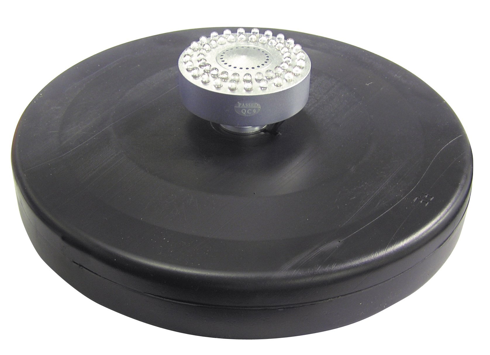 Compact Floating Fountain with White LED Lights - Outdoor Pond Decor, Garden Water Feature for Relaxation & Aesthetics