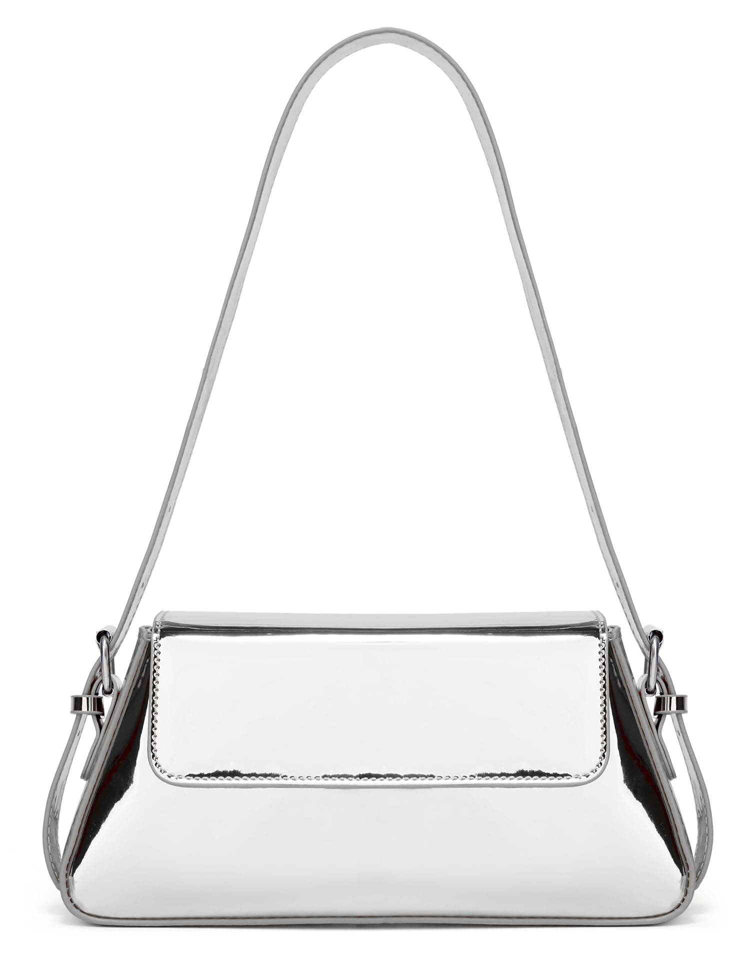 Y2K Women's Silver Evening Hobo Tote Handbag - Fashionable Satchel Clutch & Crossbody Bag for 2024 | Perfect for Parties, Date Nights & Special Occasions