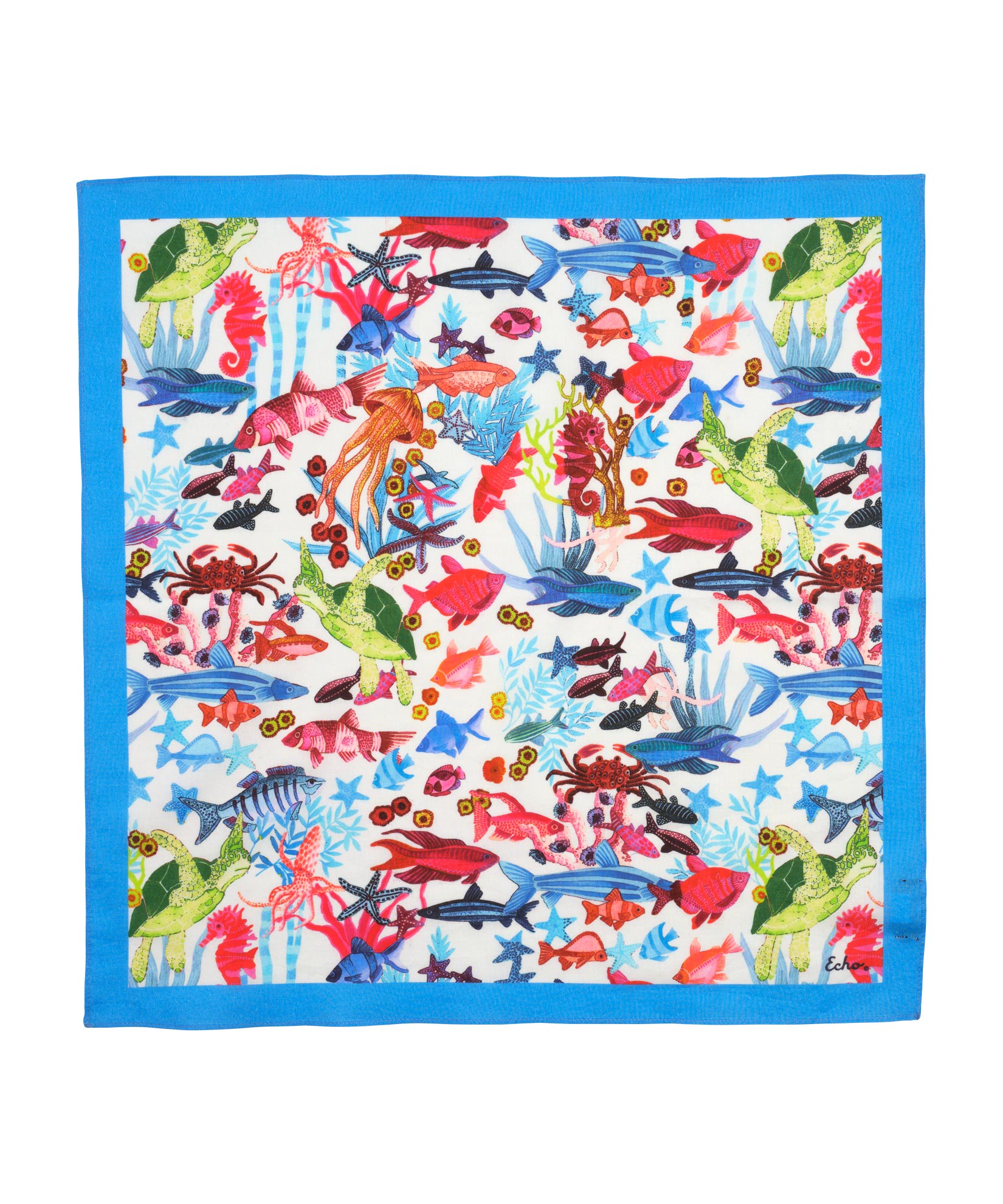 Breathable Underwater Seas Bandana - Quick-Dry Swim Scarf for Snorkeling, Diving & Beach Activities