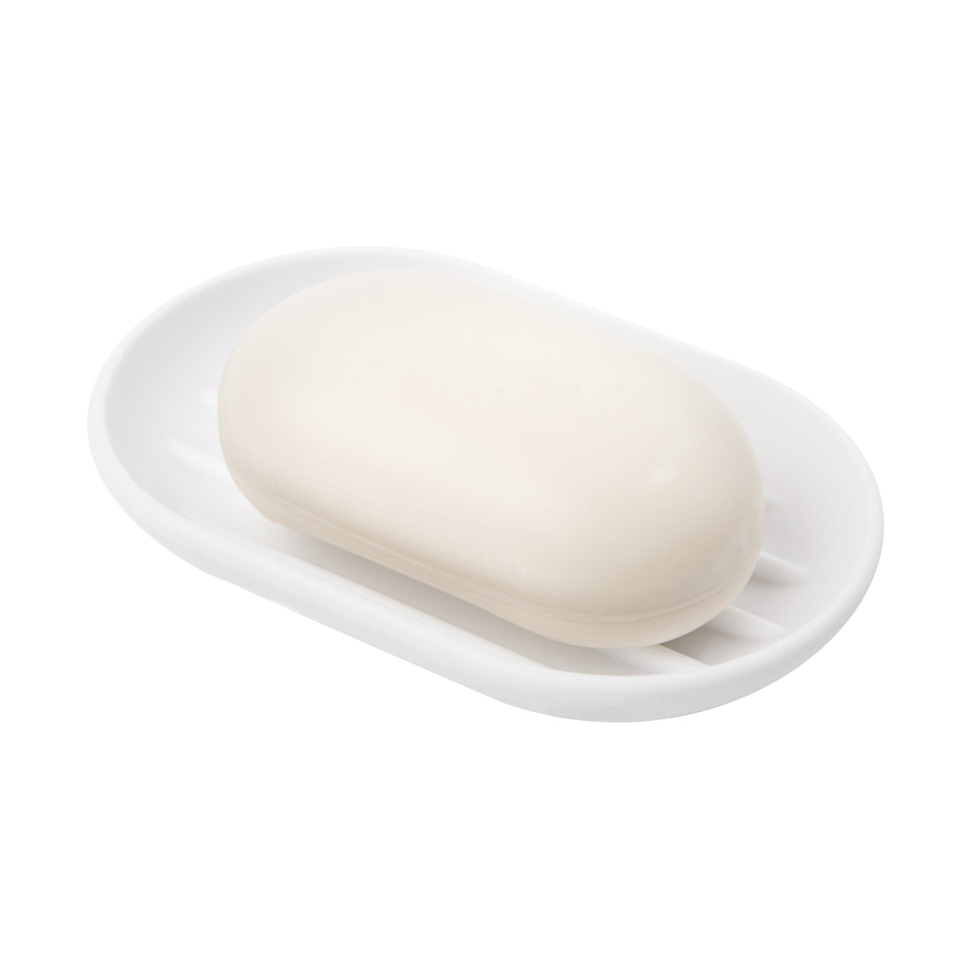 Non-Slip Touch Soap Dish with Drain Holes - Modern Bathroom Organizer for Showers, Sinks, and Countertops - Perfect for Home, Hotel, and Spa Use
