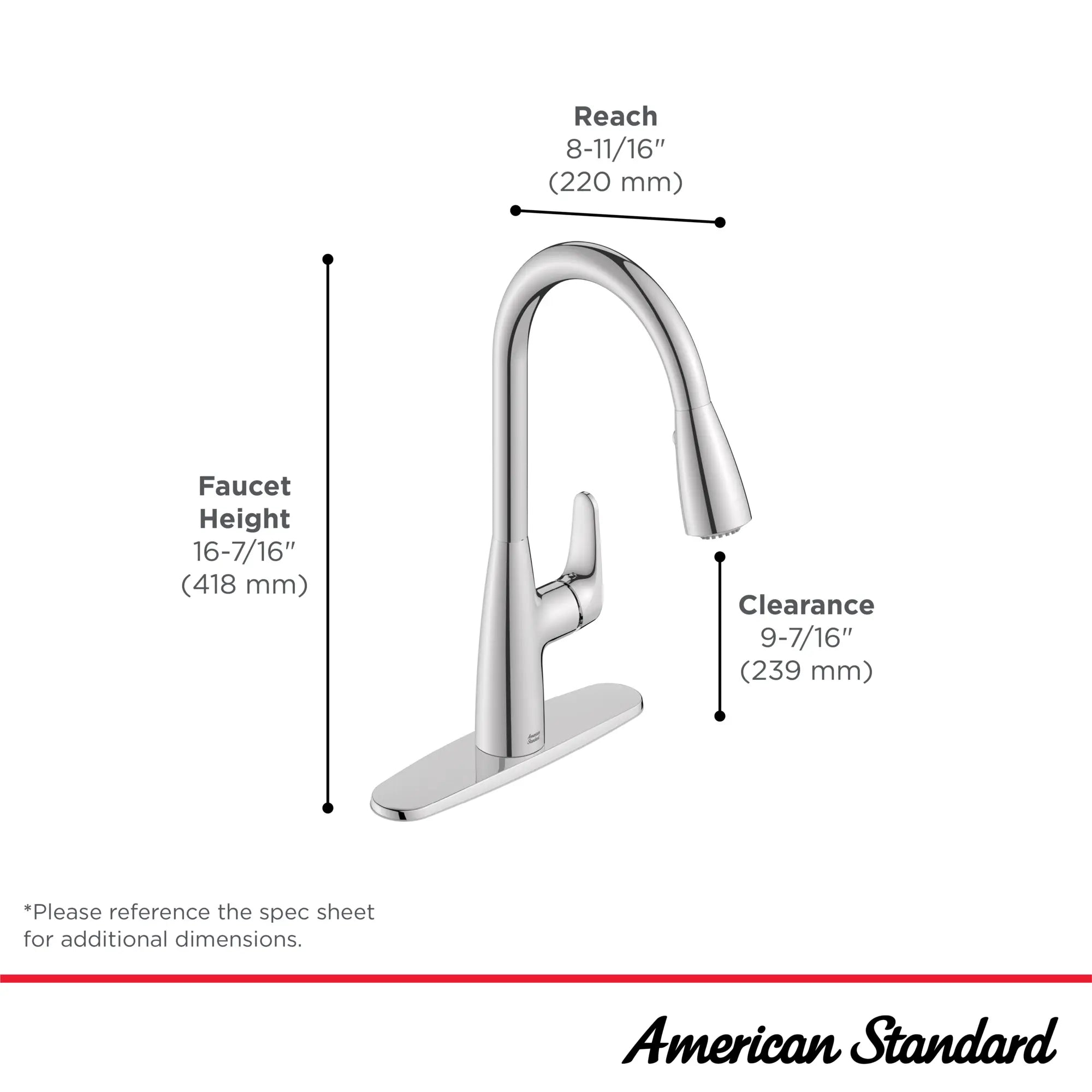 Colony PRO Single Handle Pull Down Dual Spray Kitchen Faucet - 1.5 GPM/5.7 LPM Low Flow, Lead-Free Brushed Nickel - Perfect for Modern Kitchens & Easy Dishwashing