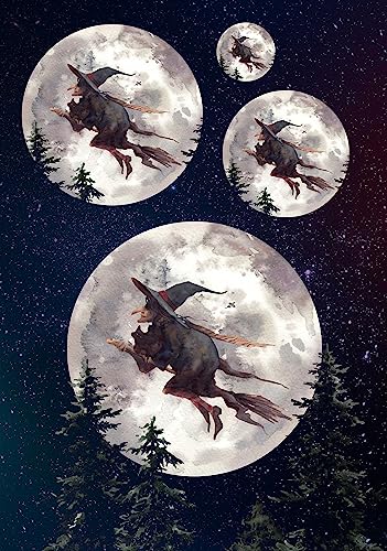 Halloween Rice Paper Witches – 2 Sheets