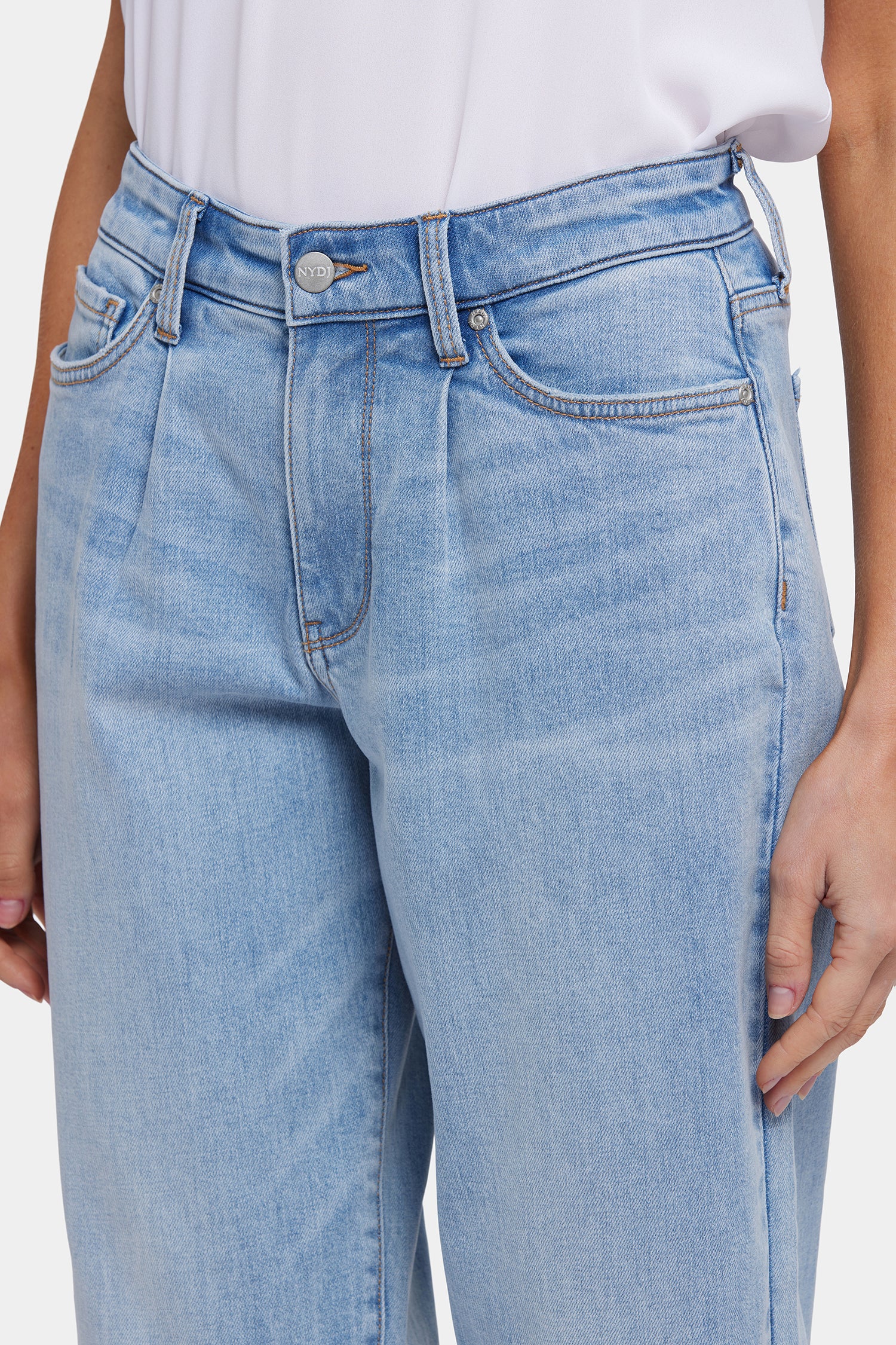 Santiago Sea Balloon Ankle Jeans for Women - Trendy High Waist Flared Denim Pants for Casual Outfits & Street Style Fashion