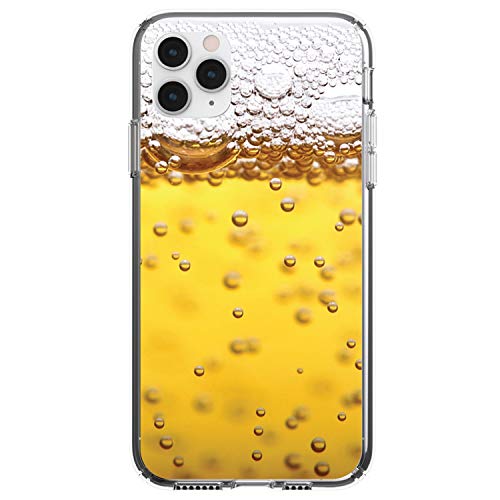 Beer Glass Foam Bubbles On Clear Case