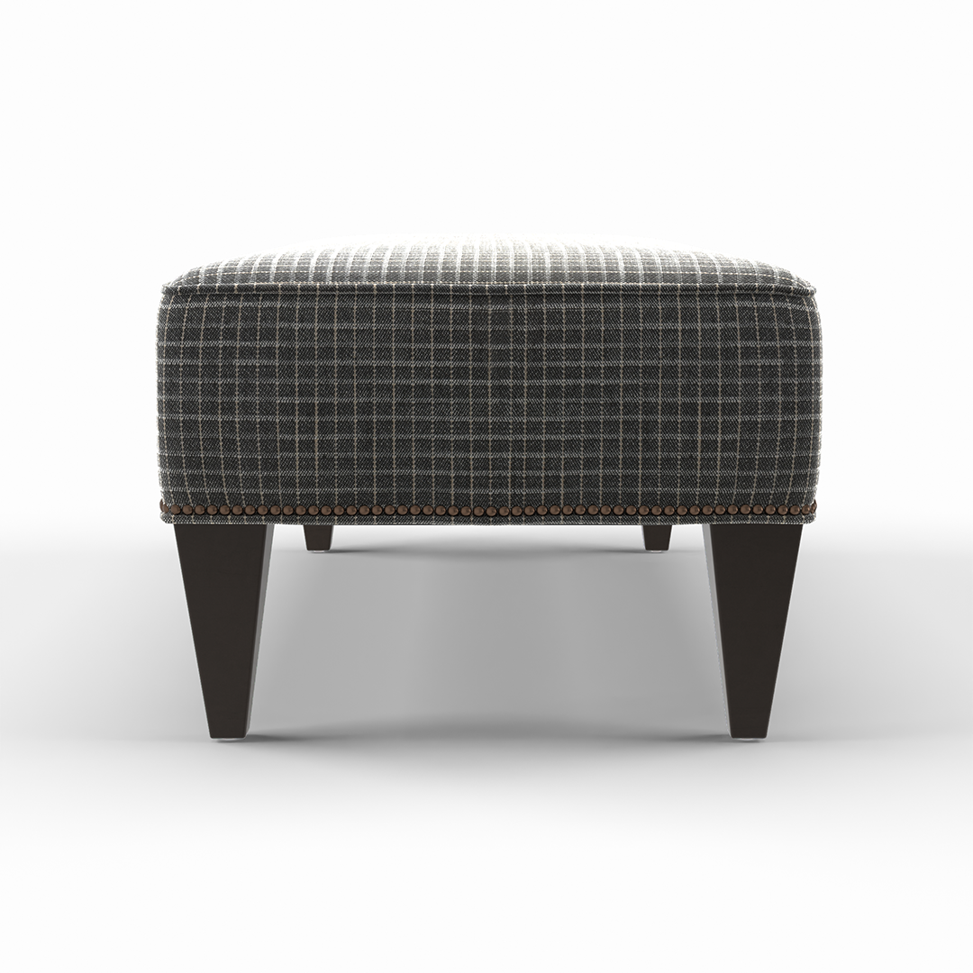 Medium Rectangular Ottoman - Soft Upholstered Storage Bench with Lift Top, Modern Living Room Footrest & Extra Seating - Perfect for Small Spaces, Bedroom, Dorm, or Entryway
