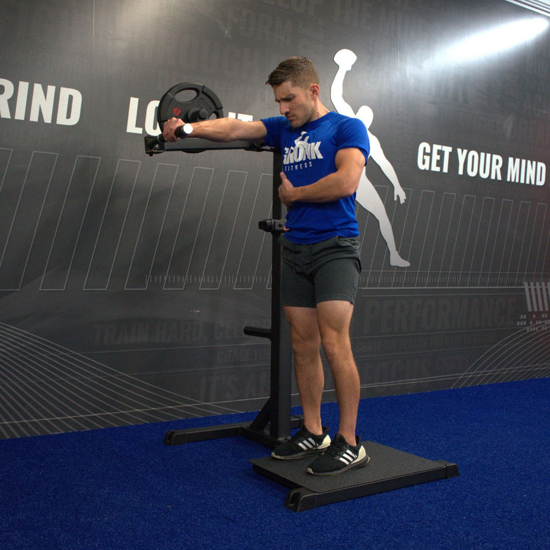 Gronk Fitness Standing Lateral Raise - Premium Dumbbell Exercise Equipment for Shoulder Workouts | Perfect for Home Gym & Strength Training